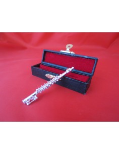 Flauta color plateado