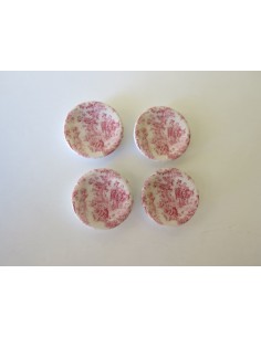Platos con calco estilo Toile jouy