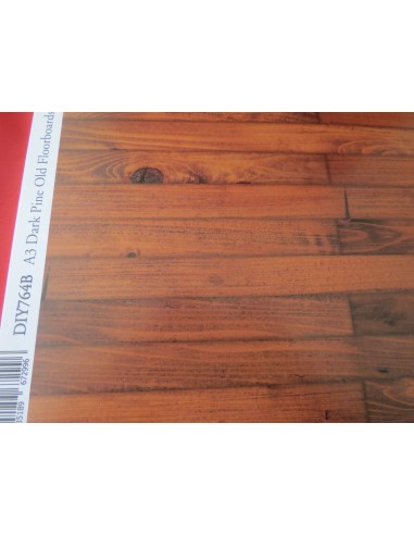 Suelo de parqué, color pino oscuro