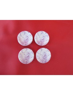 Platos con calco estilo Toile jouy