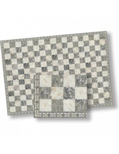 Papel mármol damero