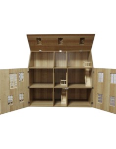 Casa de muñecas Glenside Grange sin pintar 2