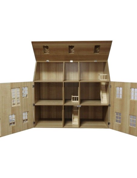 Casa de muñecas Glenside Grange sin pintar