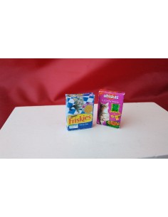 Caja de comida para gatos en miniatura