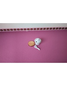 Azucarero porcelana blanca