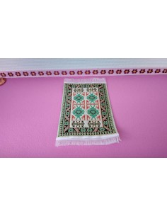 Alfombra tonos verdes