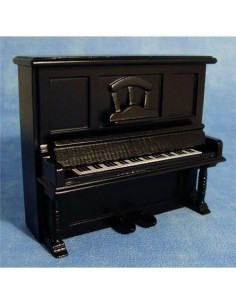 Piano de pared o vertical negro